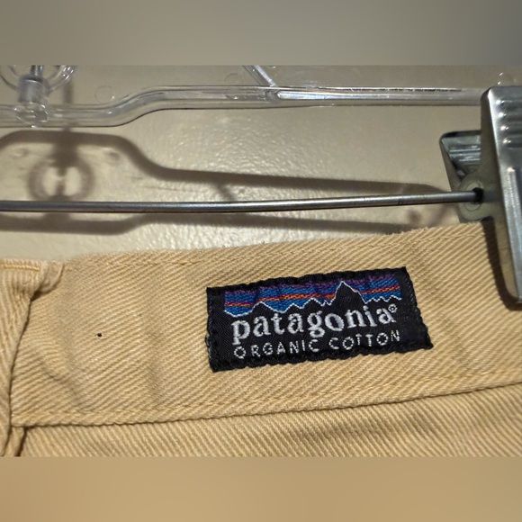 Patagonia Organic Cotton Jeans Khaki yellow womens aize 6 - Picture 10 of 11